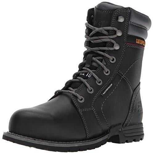 Caterpillar Womens Echo Waterproof Steel Toe Construction Boot BLACK Image 1