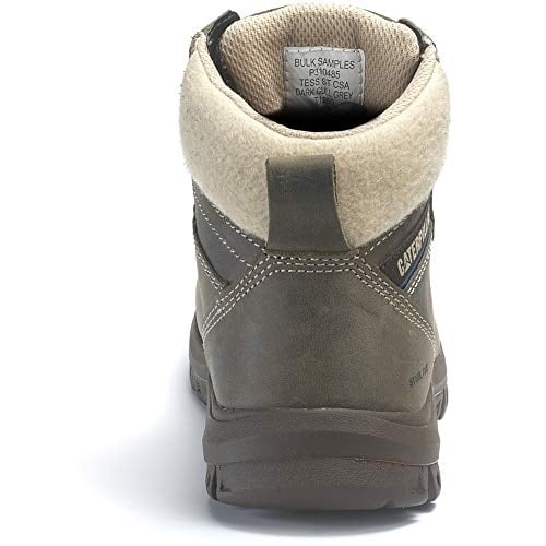 CATERPILLAR WORK Womens Tess Steel Toe Work Boot Dark Gull Grey - P91008 DARK GULL GREY Image 4