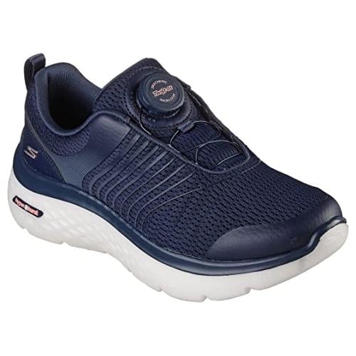 Skechers Womens Twist Fit: GO Walk Hyper Burst - Bold Outlook Sneaker Navy/Pink - 124594-NVPK NVPK Image 4