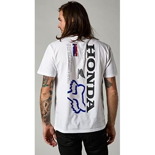 Fox Racing Mens Honda Short Sleeve Premium Tee OPT WHT Image 4