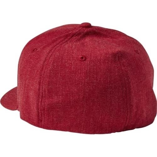 Fox Racing Transposition Flexfit Hat Red Small-Medium Medium Profile Bill Image 2