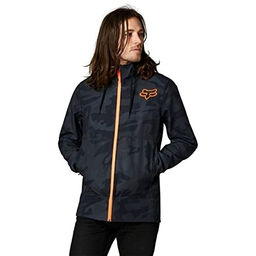 Fox Racing Mens Pit Jacket BLK CAM Image 1