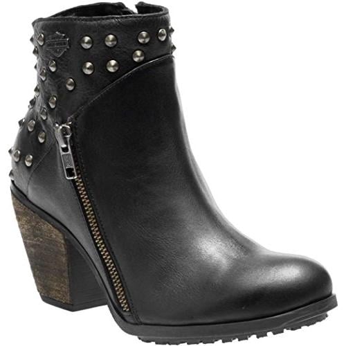 Harley-Davidson Womens Wexford 3.75-Inch Black or Grey Fashion Booties D84125 BLACK Image 2