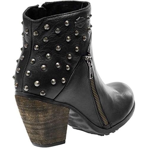 Harley-Davidson Womens Wexford 3.75-Inch Black or Grey Fashion Booties D84125 BLACK Image 4