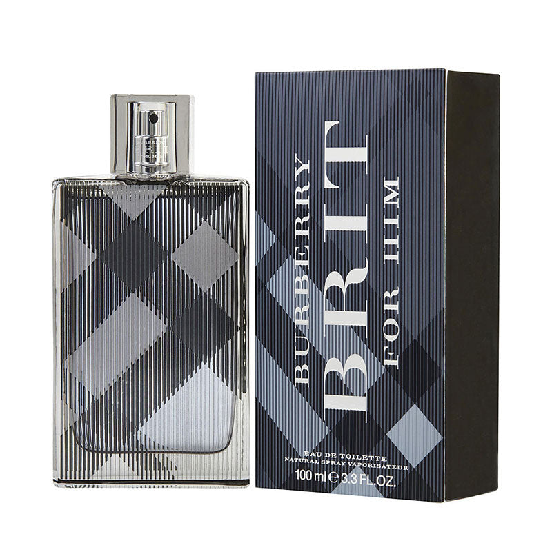 Burberry Brit for Men Cologne EDT 3.3 Oz Fresh Woody Ginger Cedar Scent Image 1