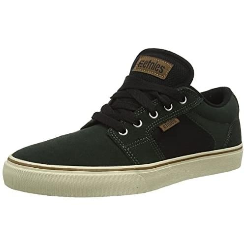 Etnies Mens Barge LS Skate Shoe Green/Black - 4101000351-310 Medium GREEN/BLACK Image 1