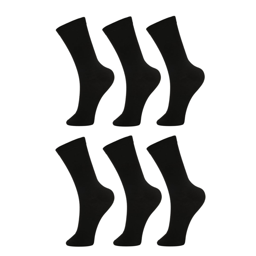 DARESAY Womens Crew Socks 6 Packs Image 2