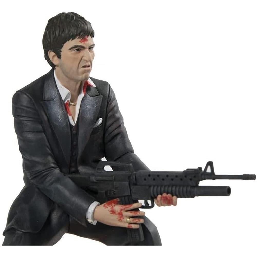 Scarface Say Hello To My Little Friend Bloody Version Statue Tony Montana Movie Figure Mighty Mojo Image 7