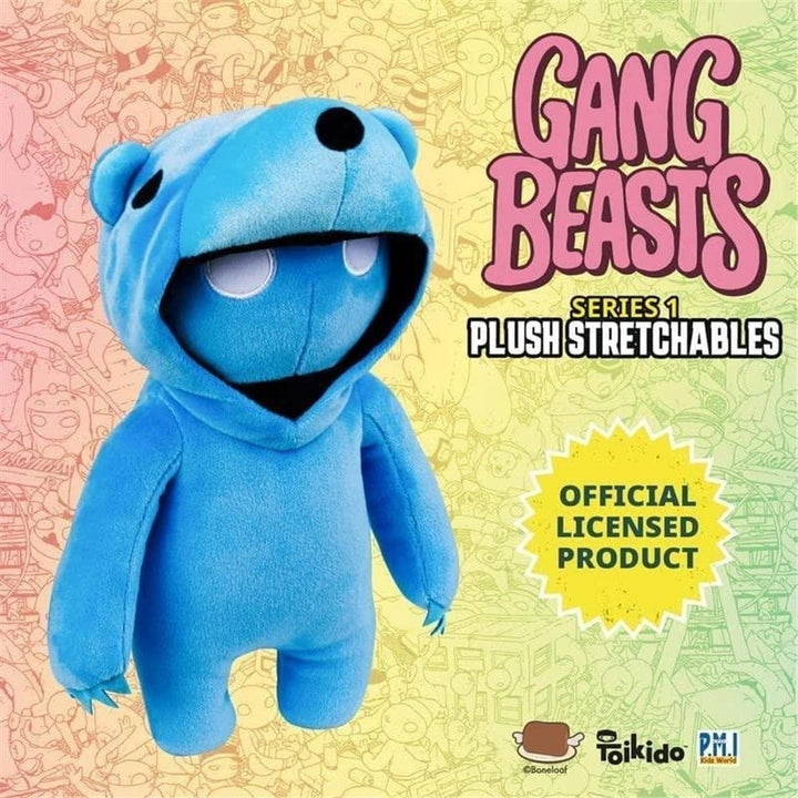 Gang Beasts Blue Bear Kigurumi Plush 16" Gamer Character Soft Doll Figure PMI International Image 4