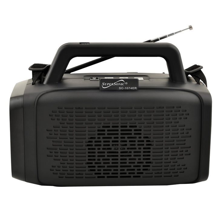 Solar Power Speaker with FM Radio and LED Flashlight (SC-1074ER) Image 3