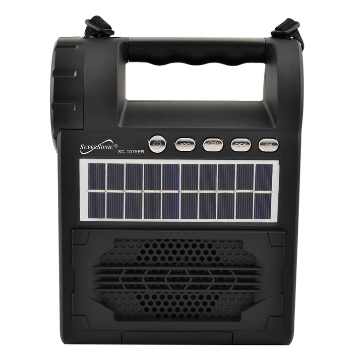 Solar Power Speaker with FM Radio / Flashlight / Lantern (SC-1075ER) Image 3