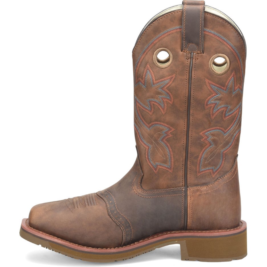 Double-H Boots Mens Rust Wide Square Toe Roper Non-Metallic Work Boot DH5134 Image 3