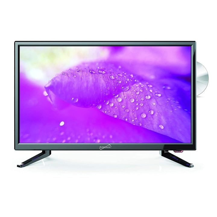 22" Supersonic 12 Volt ACDC LED HDTV with DVD Player USB SD Card Reader and HDMI (SC-2212) Image 2