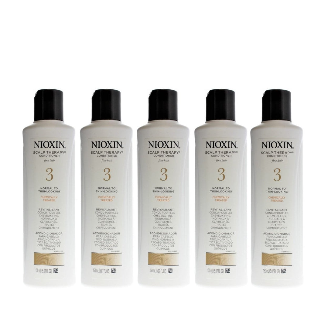 Nioxin System 3 Scalp Therapy Conditioner 5.07oz/150ml (5 Pack) Image 1