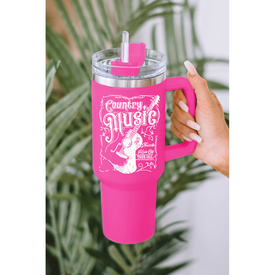 Women's Rose Country Music 304 Stainless Double Insulated Cup 40oz Image 1