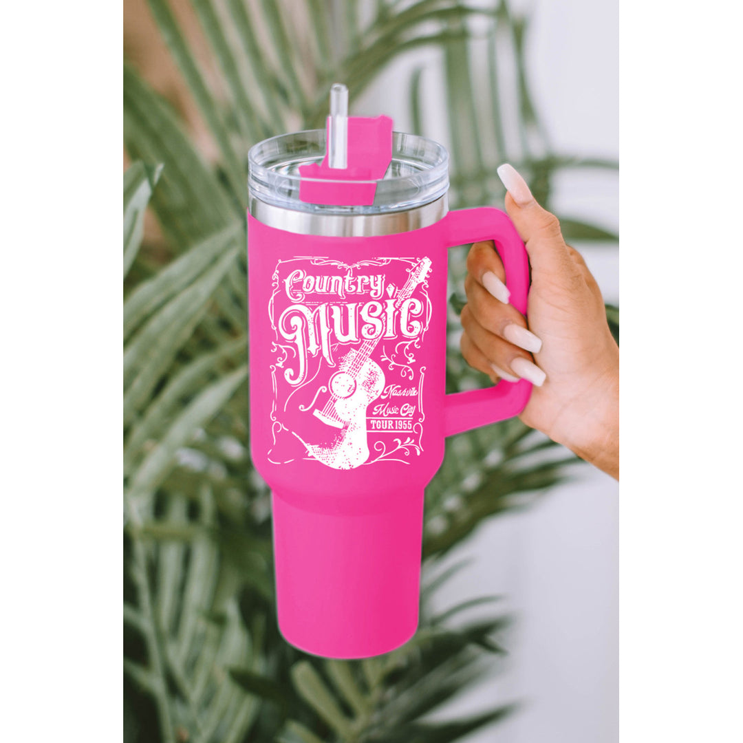 Womens Rose Country Music 304 Stainless Double Insulated Cup 40oz Image 1