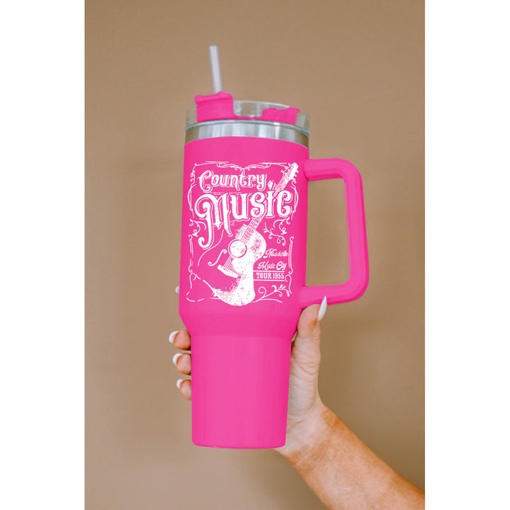 Women's Rose Country Music 304 Stainless Double Insulated Cup 40oz Image 3