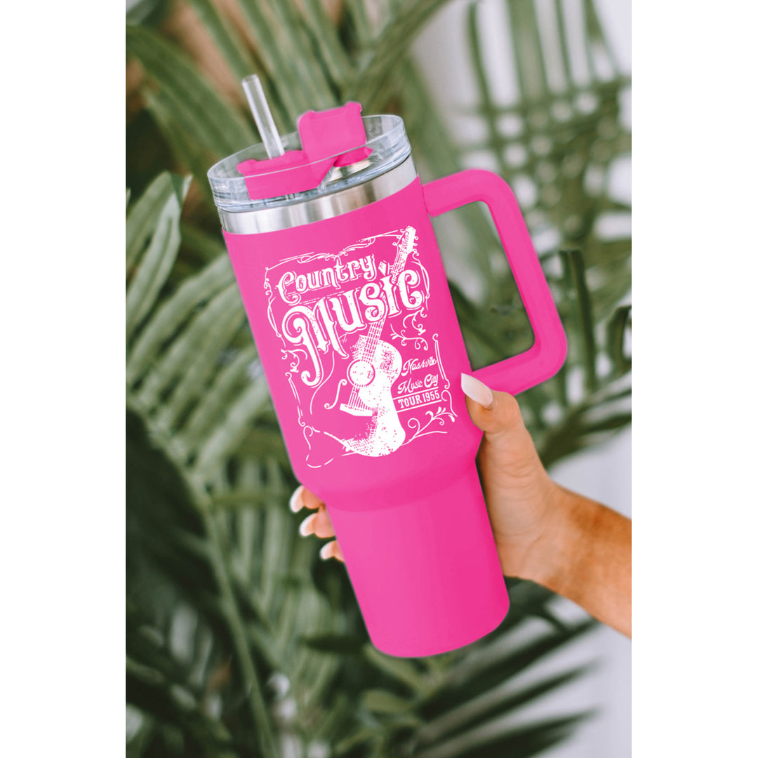 Womens Rose Country Music 304 Stainless Double Insulated Cup 40oz Image 4