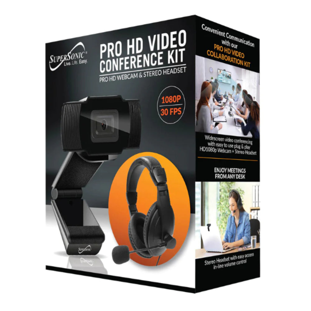 Pro-HD Video Conference Kit Pro-HD Webcam and Stereo Headset Image 2