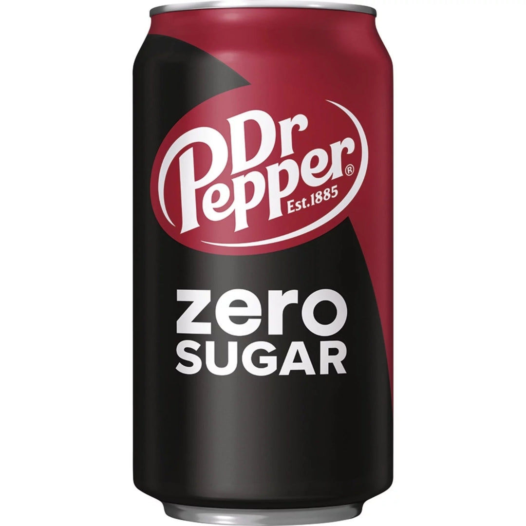 Dr. Pepper Zero Sugar Soda 12 Fluid Ounce (Pack of 24) Image 4