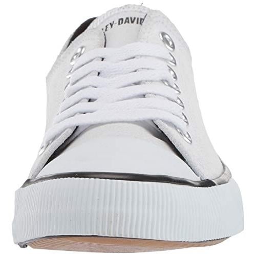 HARLEY-DAVIDSON FOOTWEAR Womens Burleigh Sneaker  WHITE Image 3