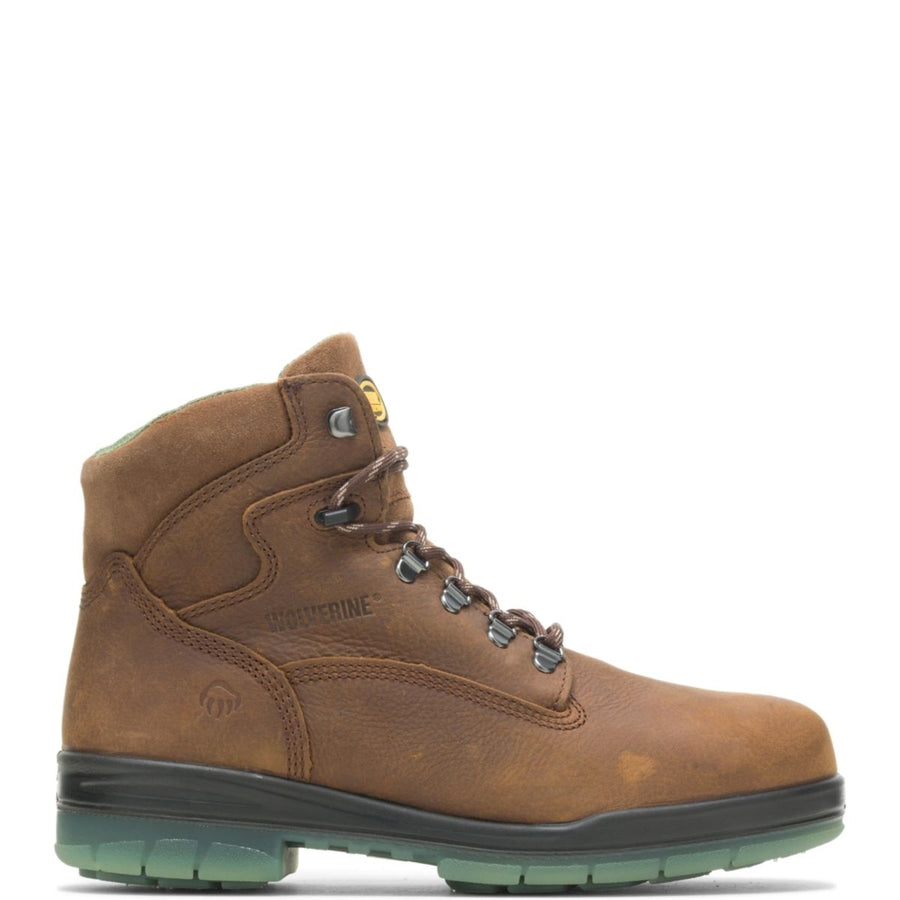 WOLVERINE Mens I-90 6" DuraShocks Waterproof Insulated Steel Toe Work Boot Brown - W03294 14 MALT Image 1