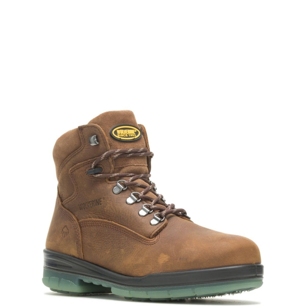 WOLVERINE Mens I-90 6" DuraShocks Waterproof Insulated Steel Toe Work Boot Brown - W03294 14 MALT Image 2