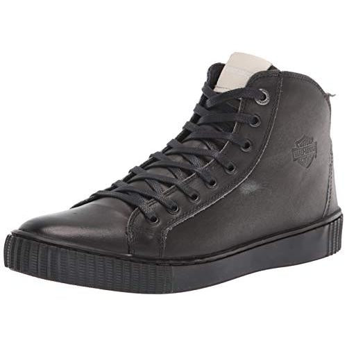 HARLEY-DAVIDSON FOOTWEAR Mens Barren Sneaker BLACK Image 1