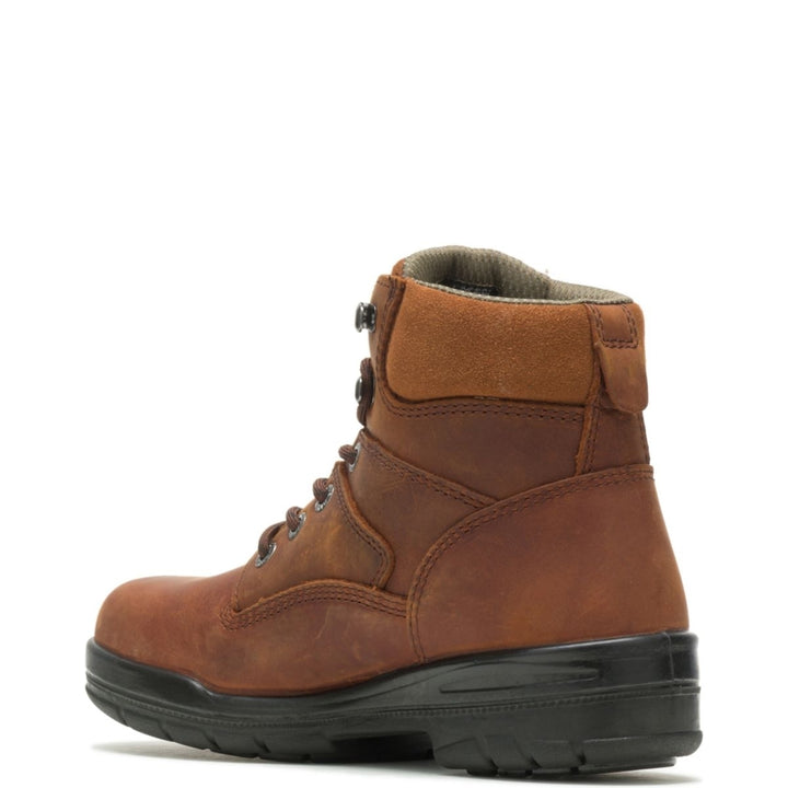 WOLVERINE Mens 6" DuraShocks Slip Resistant Soft Toe Work Boot Dark Brown - W02038  canyon Image 3