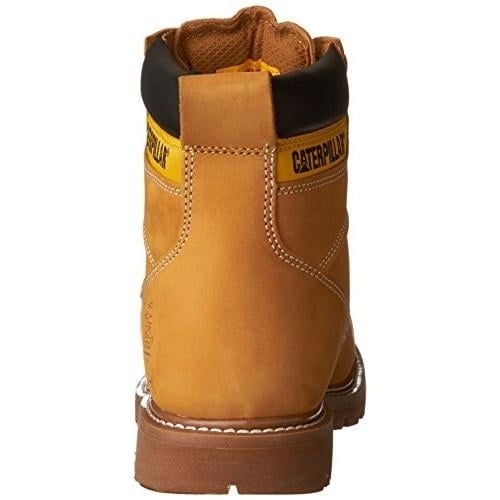 Caterpillar Mens Second Shift Steel Toe Work Boot HONEY Image 3