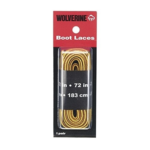 WOLVERINE Work Boot Laces 72" Gold (1 pair) - W69411 ONE SIZE GOLD Image 1