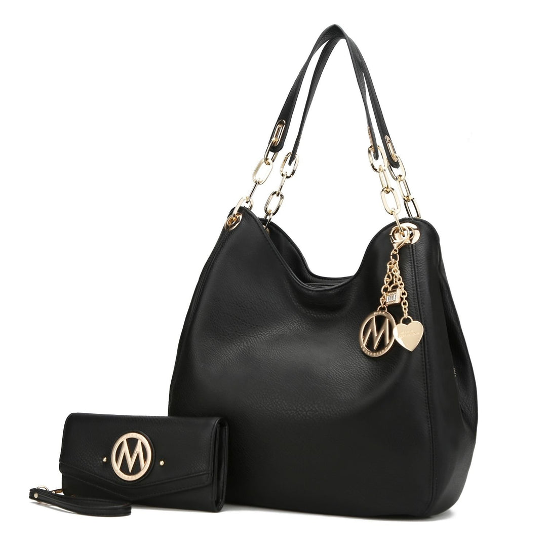 Ashley Hobo Shoulder Handbag by Mia K. Image 1