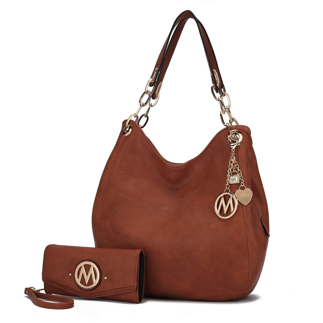 Ashley Hobo Shoulder Handbag by Mia K. Image 1