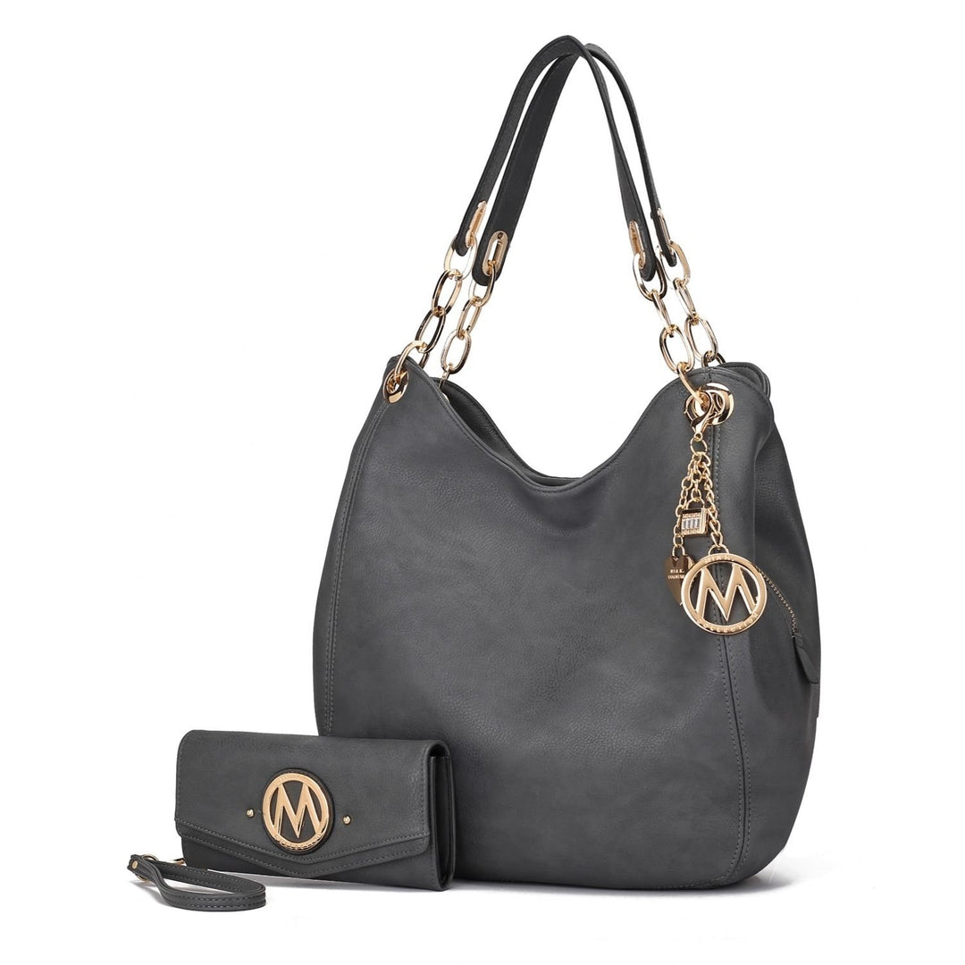 Ashley Hobo Shoulder Handbag by Mia K. Image 1