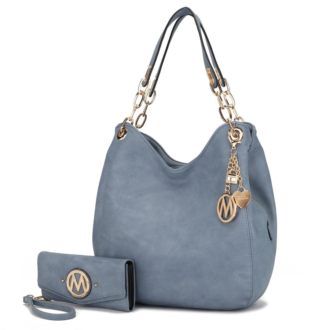 Ashley Hobo Shoulder Handbag by Mia K. Image 1