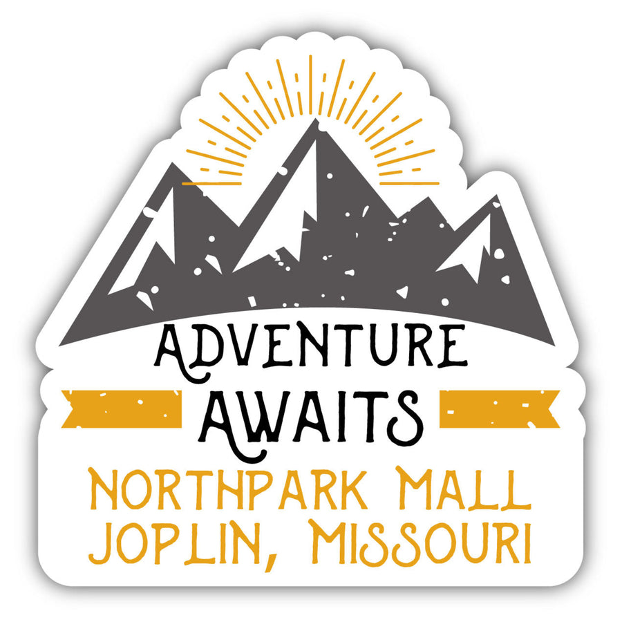 Northpark Mall Joplin Missouri Souvenir 4 Inch Vinyl Magnet Adventure Awaits Design Image 1