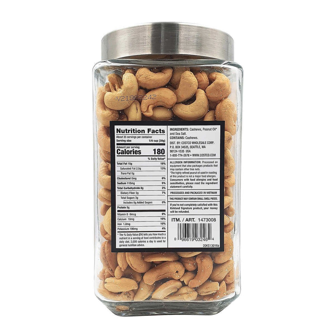 Kirkland Signature Black Label Premier Cashews (38 Ounce) Image 3