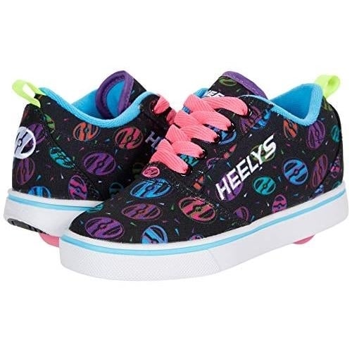 HEELYS Girls Pro 20 Prints (Little Kid/Big Kid/Adult) BLACK W/MULTI COLOR Image 1