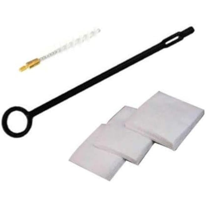 OEM Gun Cleaning Rod for Glock with Nylon Brush and 40 Cotton Patches for .357.38.40.459mm Image 1