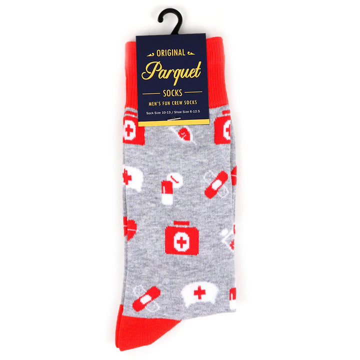 Nurse Medical Team Socks Men Novelty Socks Doctors Personalized Socks Doctor Gifts Cool Socks Gift Cool Nurse Gift Image 3