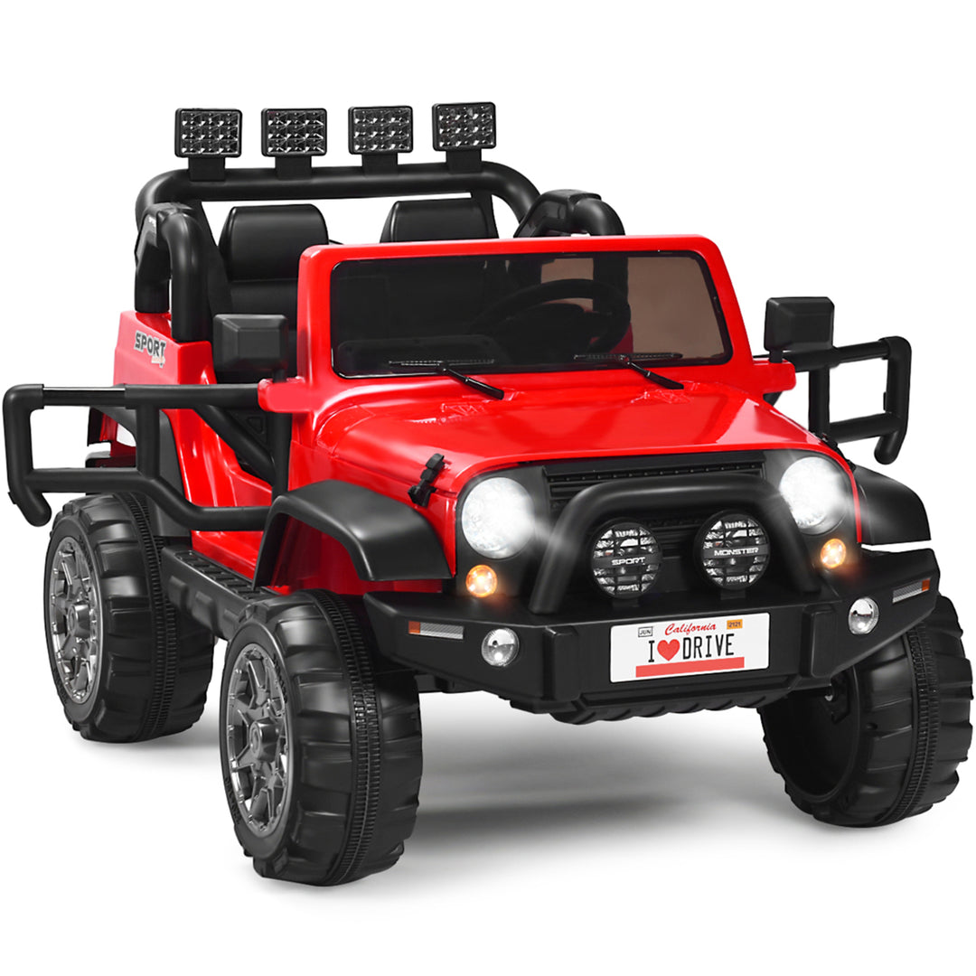 12V Electric Kids Ride On Car w/ Remote Control Storage Box Music Image 8