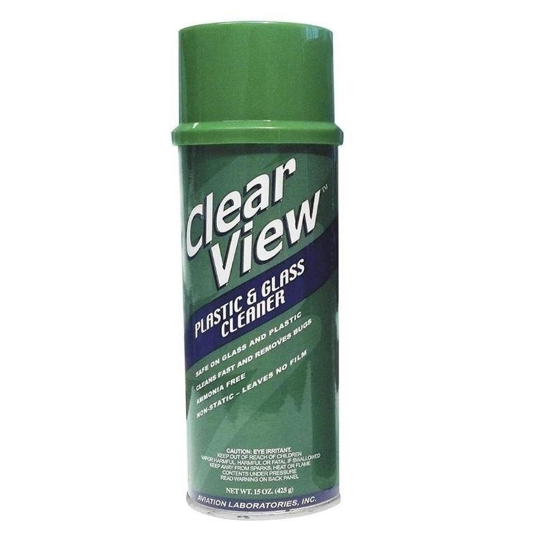 Clear View Plastic & Glass Cleaner - 15oz. spray can AVL-AGC Image 1