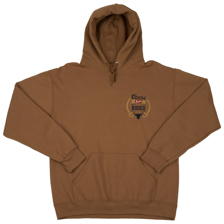 Coors Banquet Rodeo Front and Back Print Pullover Hoodie Image 6