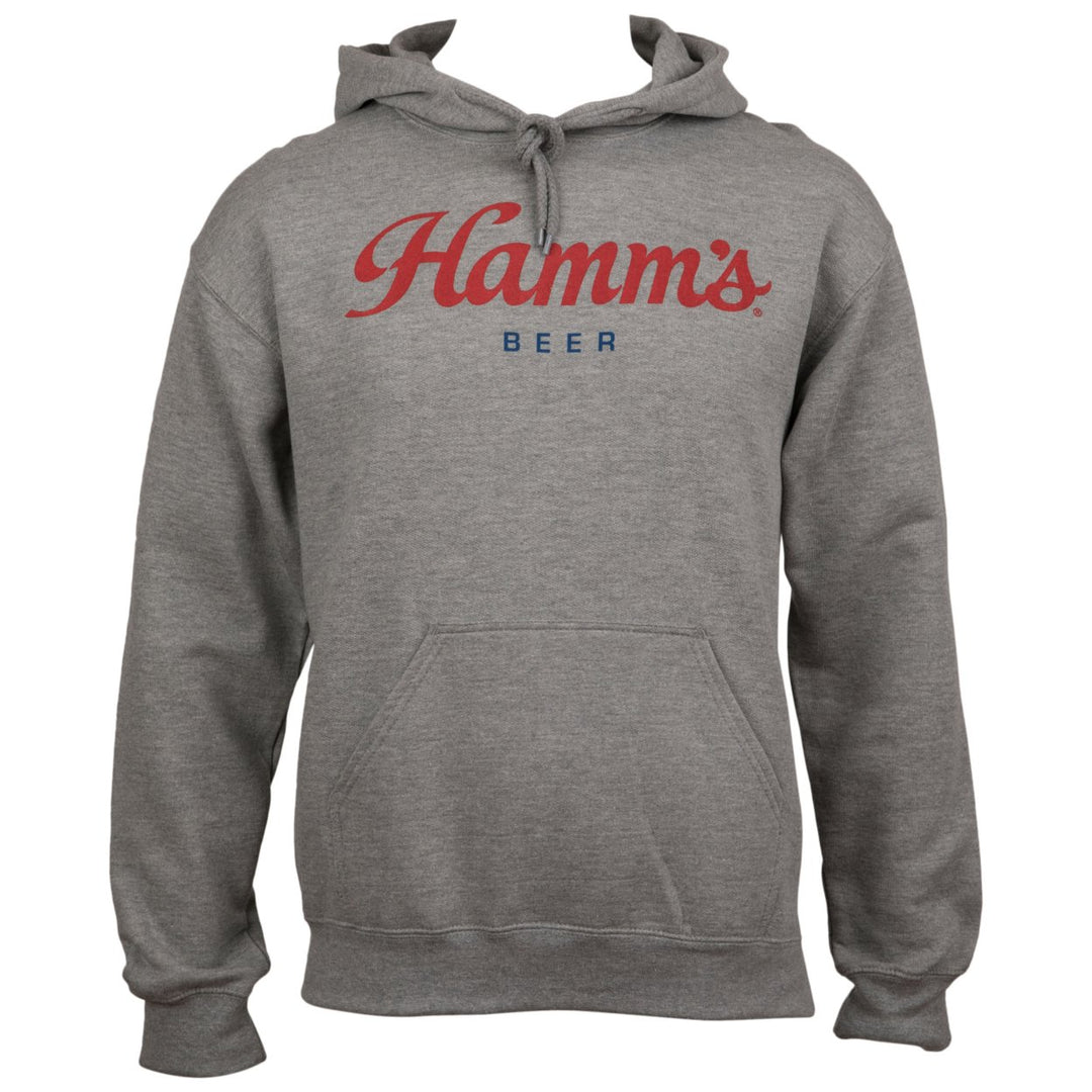 Hamms Beer Logo Grey Colorway Pullover Hoodie Image 1