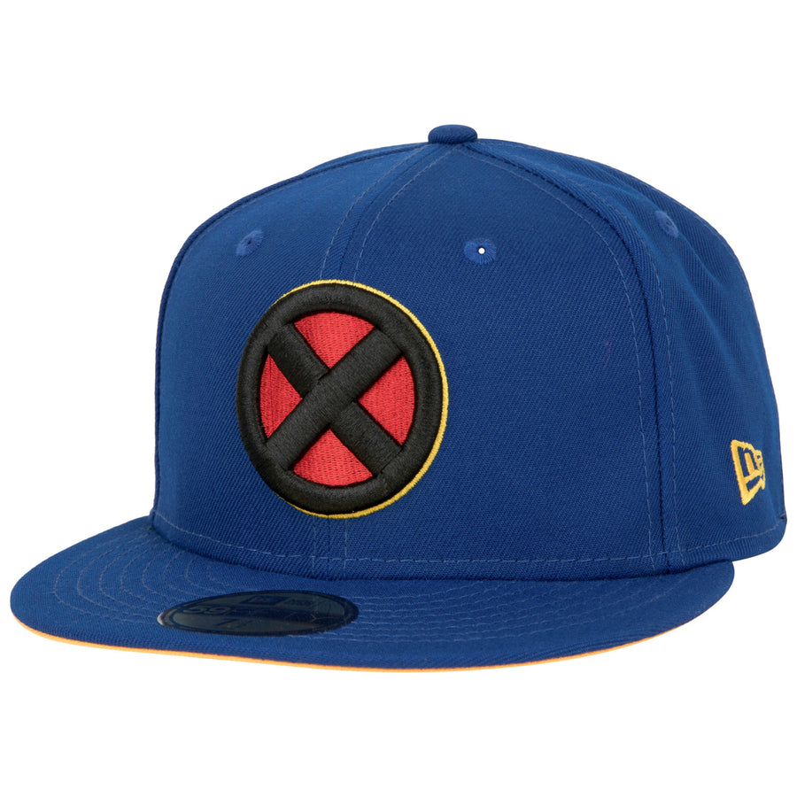 X-Men Logo Blue Colorway  Era 59Fifty Fitted Hat Image 1