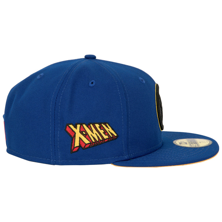 X-Men Logo Blue Colorway Era 59Fifty Fitted Hat Image 4