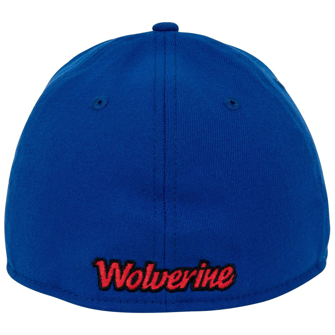 X-Men Symbol Wolverine Two-Tone Colorway Era 39Thirty Fitted Hat Image 4