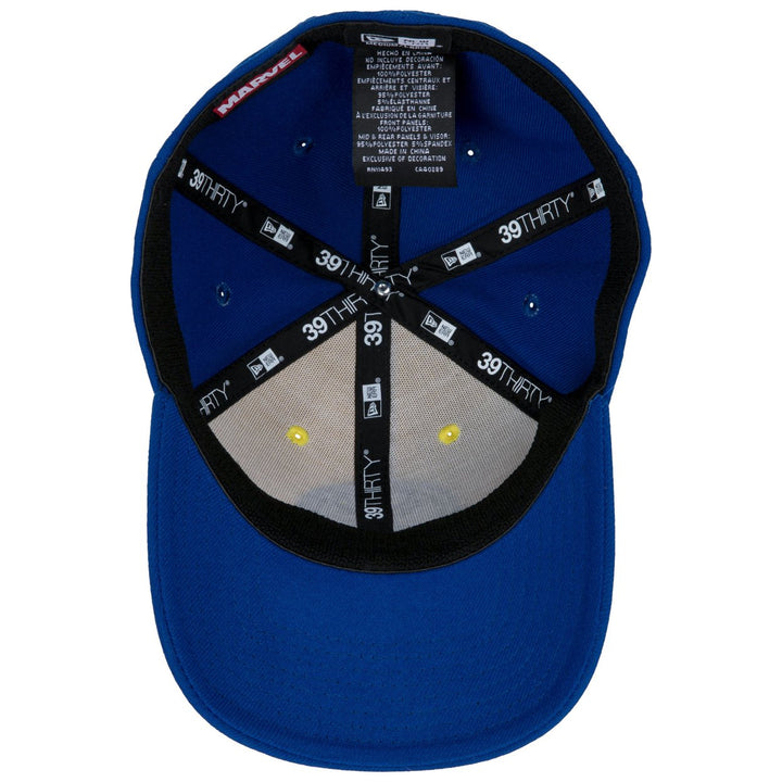 X-Men Symbol Wolverine Two-Tone Colorway Era 39Thirty Fitted Hat Image 6