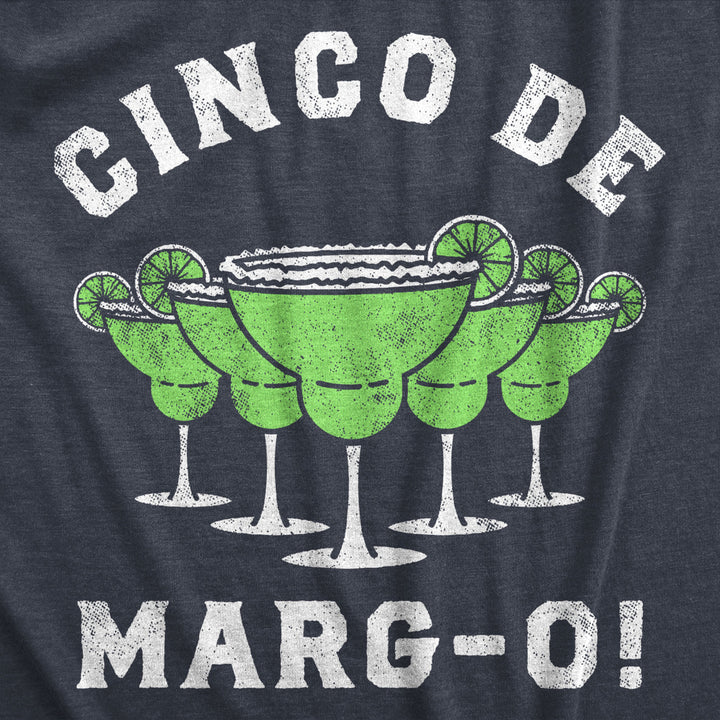 Womens Cinco De Margo T Shirt Funny Margarita Drinking Cinco De Mayo Party Tee For Ladies Image 2