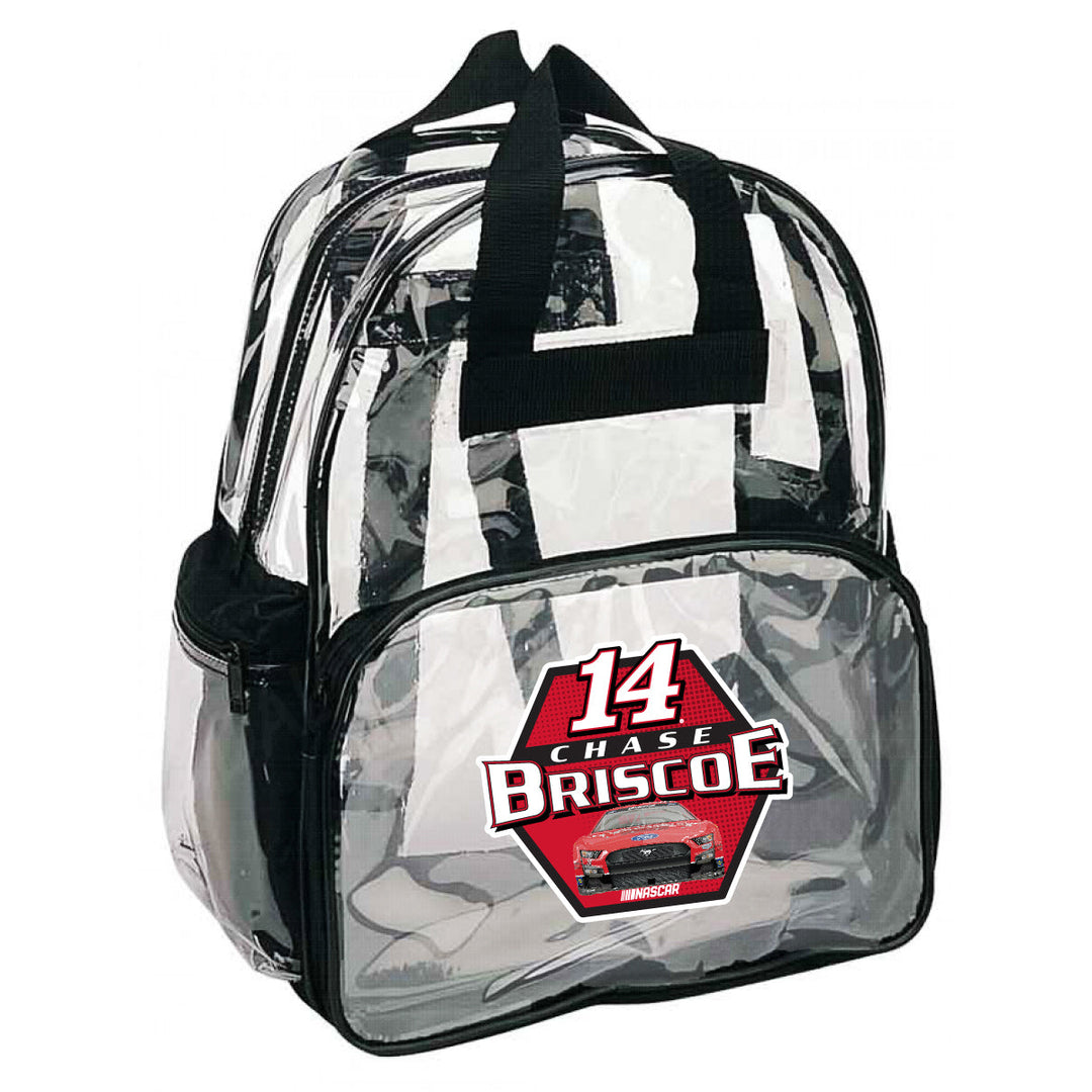 14 Chase Briscoe Officially Licensed Clear Backpack Image 1